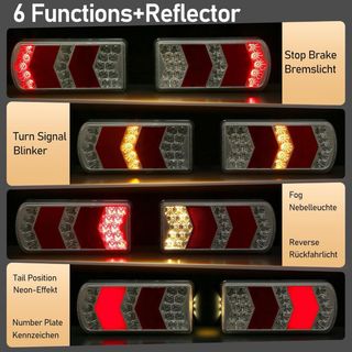 NUEVO! (63€) Kit Luces Traseras Remolque 12V/24V