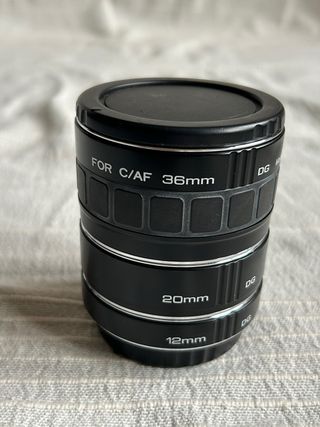 Tubos Extensión Kenko DG Canon Macro