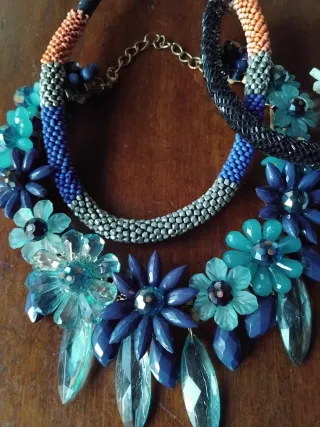 Lote 5 collares bisutería