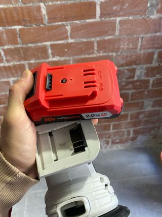 Lijadora Rotorbital a Batería WORGRIP 20V