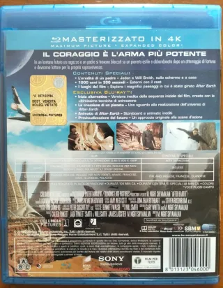 After Earth Blu-ray Will Smith Jaden Smith
