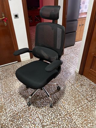 Silla Ergonómica Oficina TONFARY Malla Negra