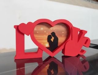 Cornice porta foto Love in 3D