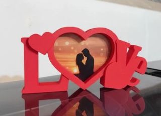 Cornice porta foto Love in 3D