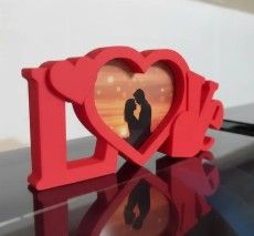 Cornice porta foto Love in 3D