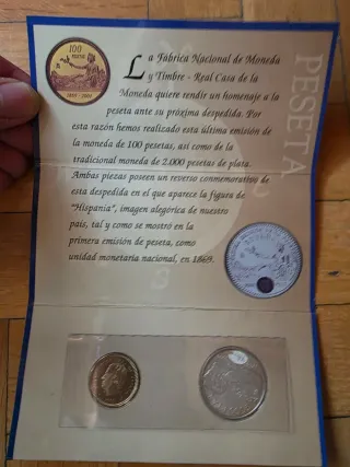 Última Emisión de la Peseta