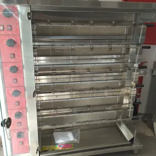 Asador de pollos 6 espadas SALVAINOX