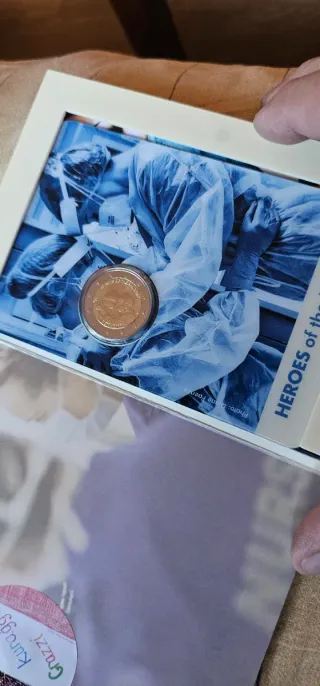 Malta 2021 Coincard Héroes de la Pandemia