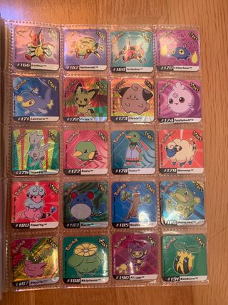 Álbum Panini Staks Pokémon Johto League.