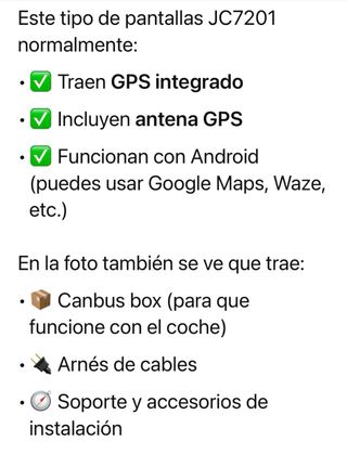 Pantalla BMW E90/E92/E93 Nueva