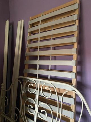 Cama Ikea Leirvik 140x200cm Blanca