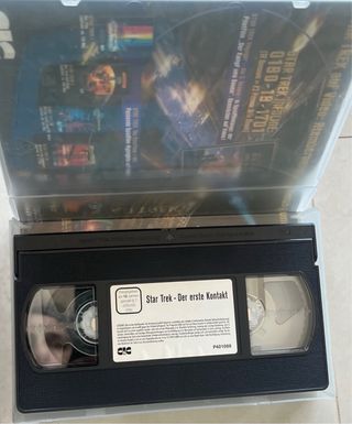 2 Cassetes VHS Star Trek (Alemão)