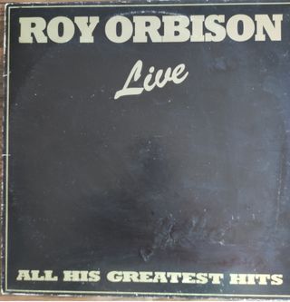 LP Roy Orbison Live - All his greatest hits