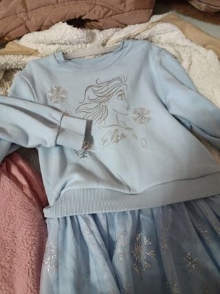 Vestito Elsa Frozen 3/4 anni