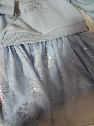 Vestito Elsa Frozen 3/4 anni