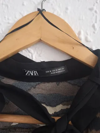 Vestido Zara Animal Print Corto