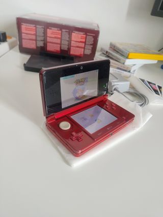 Nintendo 3DS Rosso Metallico + Giochi