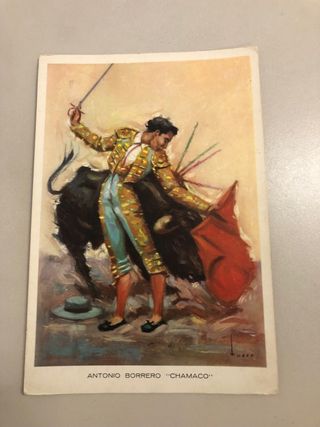 Postales antiguas de toreros