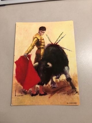 Postales antiguas de toreros