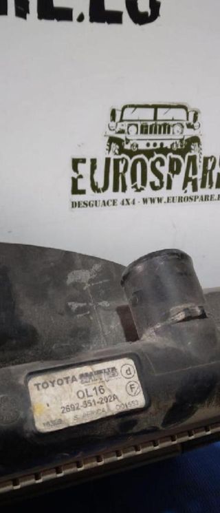 31755 radiador agua 2692 551202a toyota hilux 2.5