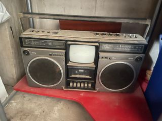 Radio Caset TV Antiguo