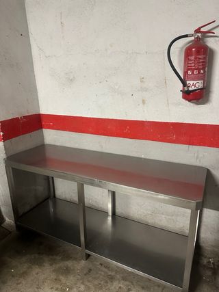 Mesa Acero Inox 180x60x85