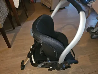 Carrito de bebé doble con accesorios