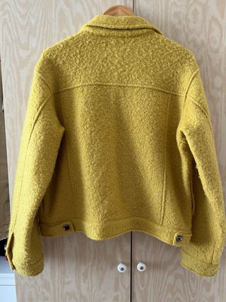 Abrigo Desigual Lana Ocre Talla M