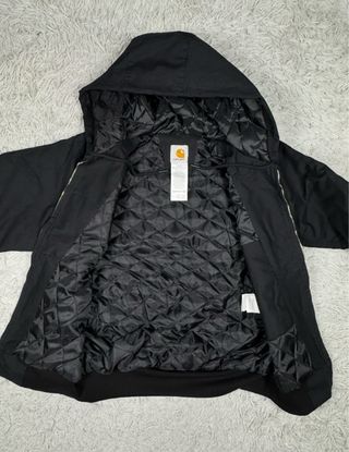 Chaqueta Carhartt Negra Rework con Capucha Talla M