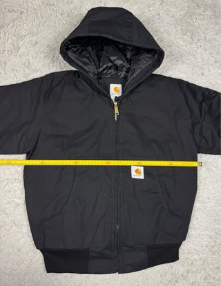 Chaqueta Carhartt Negra Rework con Capucha Talla M