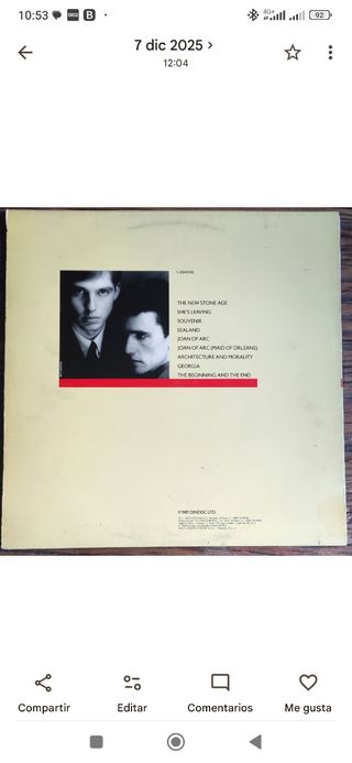 LP Architecture and Morality - OMD