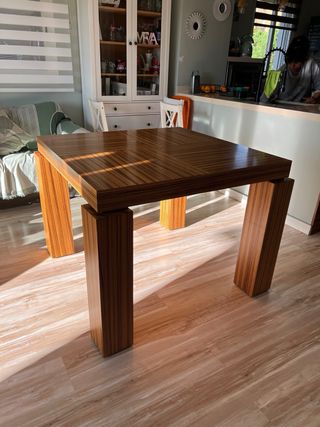 Mesa de comedor moderna madera (extensible)