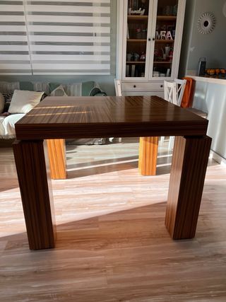 Mesa de comedor moderna madera (extensible)