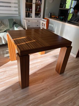 Mesa de comedor moderna madera (extensible)