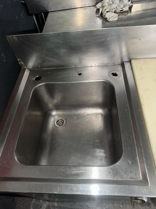 Fregadero Acero Inox 120x60x85 en buen estado
