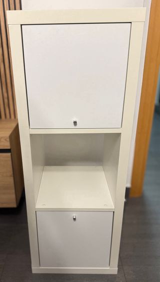 Mueble , mueble TV y Estantería modular blanca