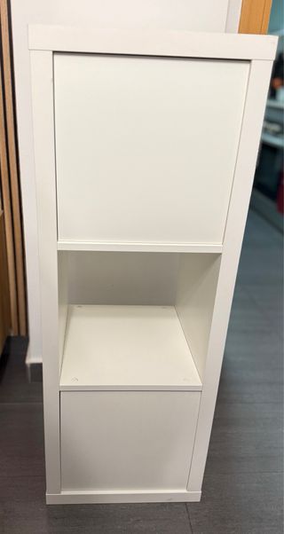 Mueble , mueble TV y Estantería modular blanca