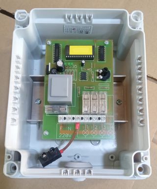 Programador 3 canales luces neón