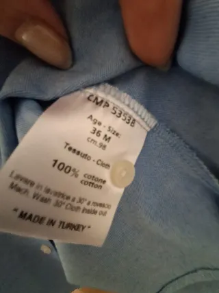 Camicia bimbo 36 mesi