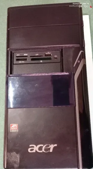 Caja PC Acer Negra
