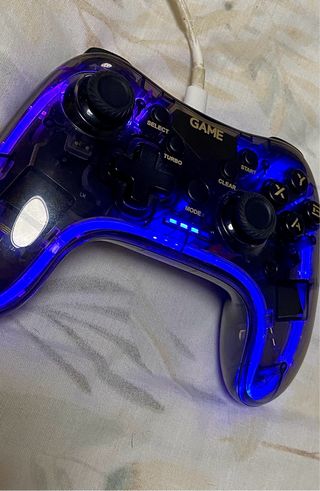 Mando Gamer Turbo Transparente