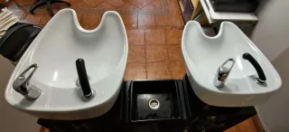 Lavacabezas doble profesional