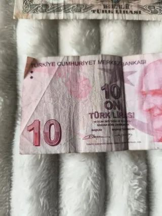Lote 3 Billetes Antiguos Turquía (500, 50, 10 Lira