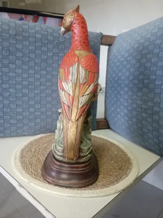 Figura Faisán Dorado Cerámica