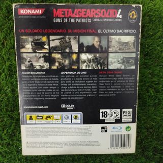 Videojuego PS3 Metalgearsolid4