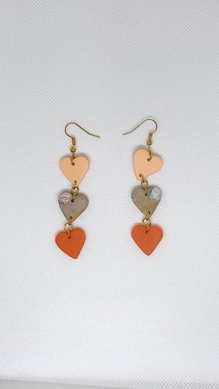 Pendientes Corazones Colgantes Custom