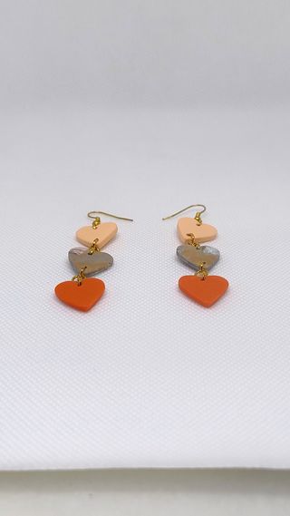 Pendientes Corazones Colgantes Custom