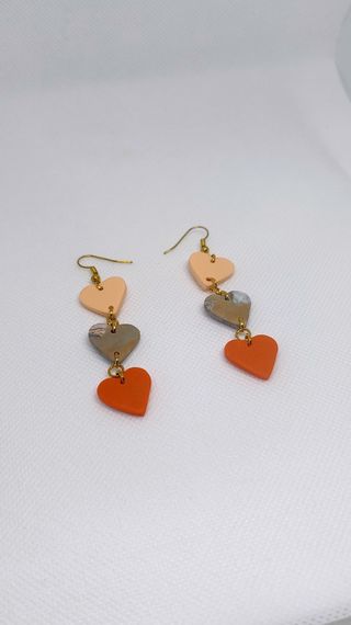 Pendientes Corazones Colgantes Custom