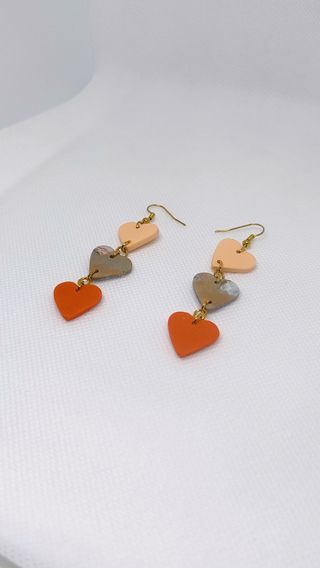 Pendientes Corazones Colgantes Custom