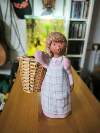 Conjunto 2 figuras cerámica/terracotta